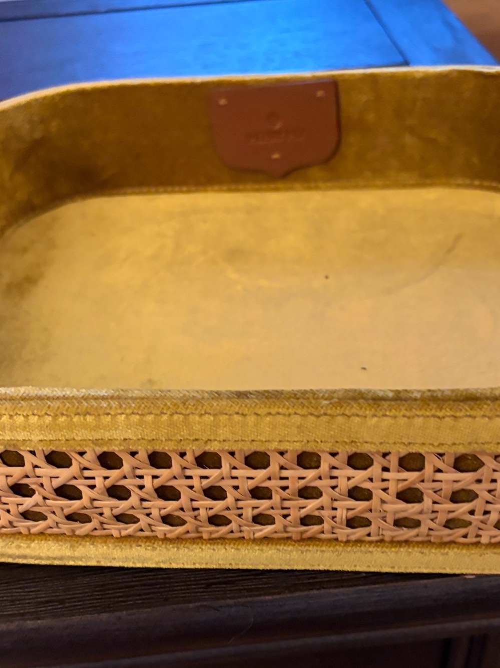 Mehry Mu Velvet Storage Tray - Gold